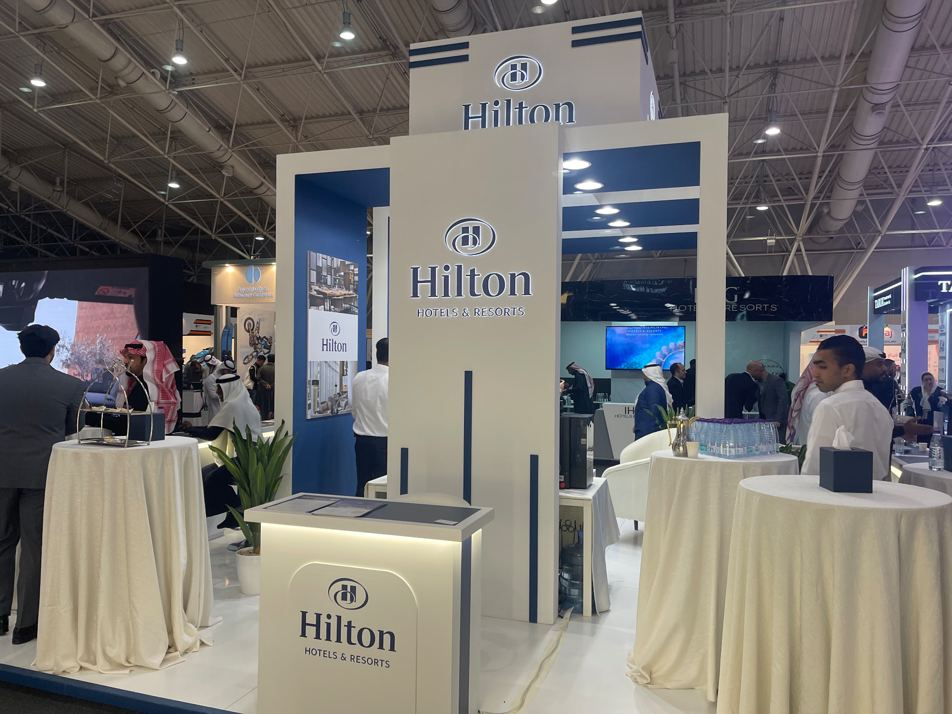 Hilton — Signage & Brand Wall