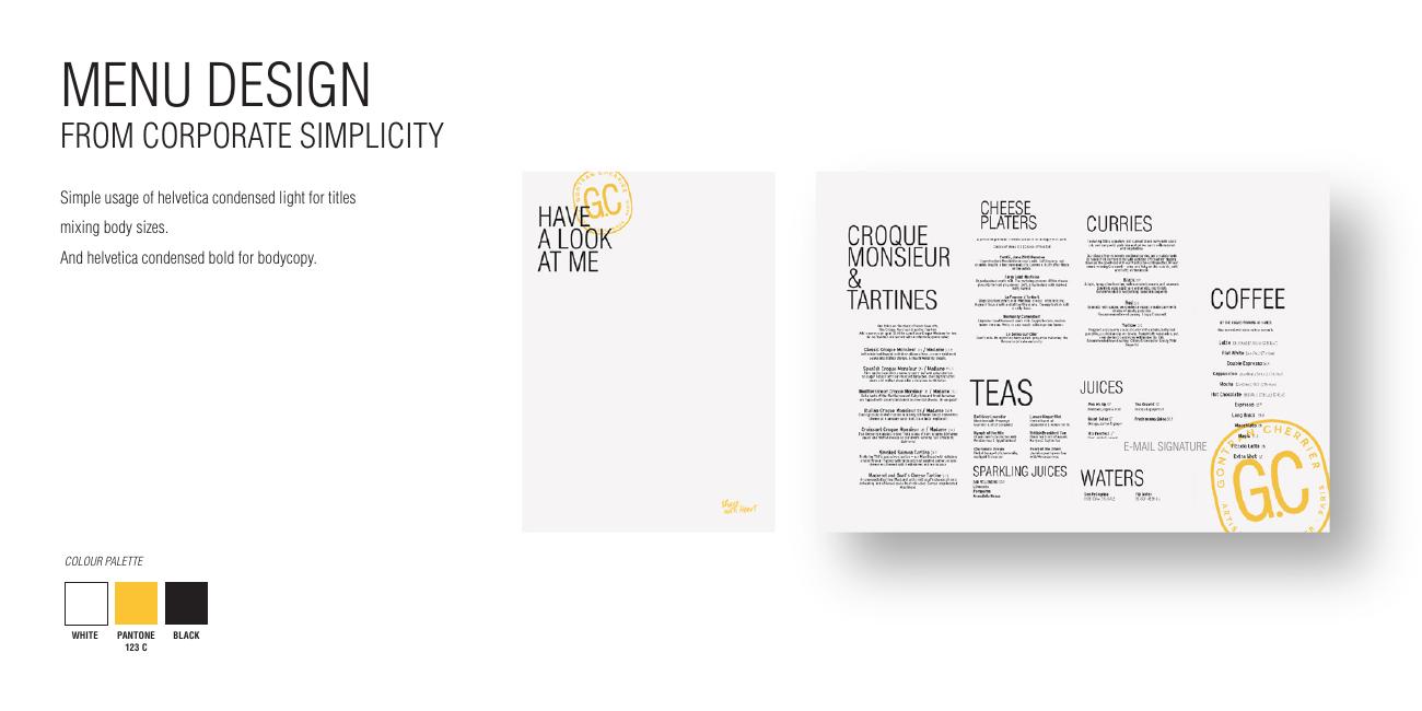 Gontran Cherrier — Menu Design