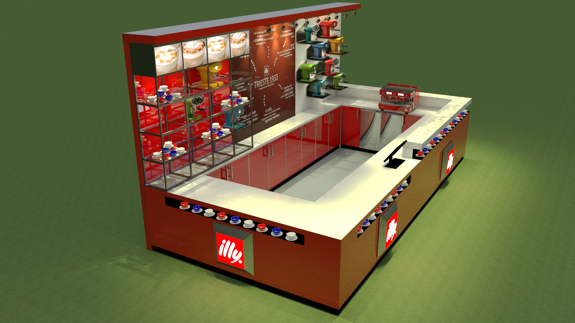 illy Caffè — Kiosk Concept Visualisation