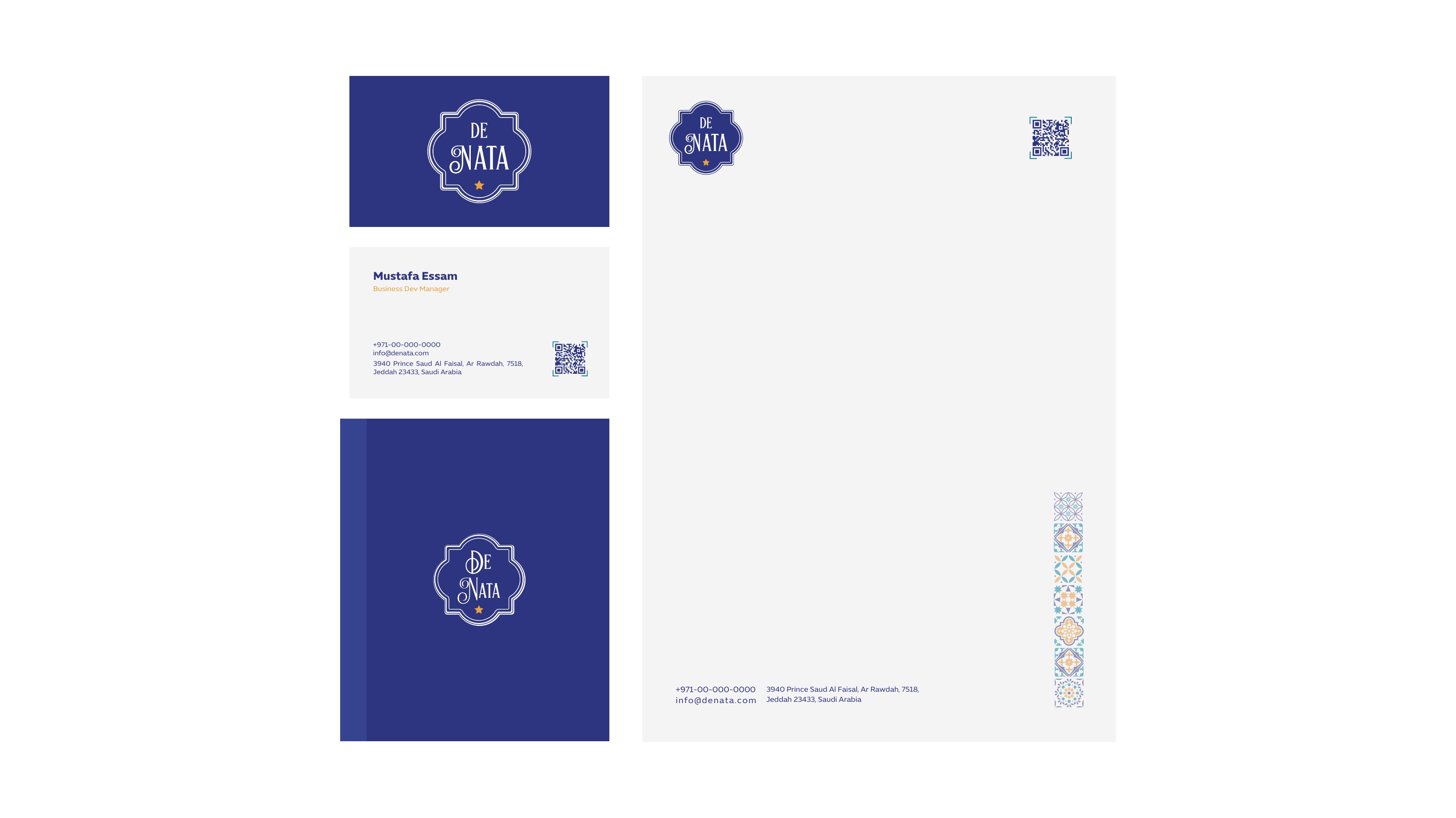 De Nata — Stationery Suite