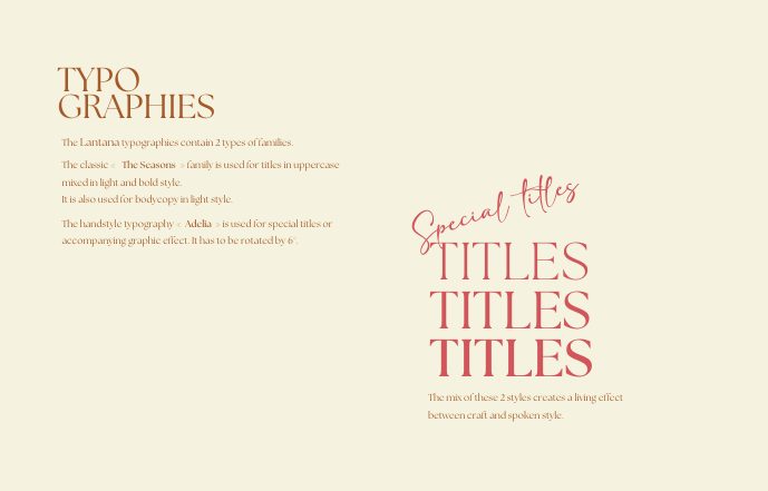 Lantana — Typographies