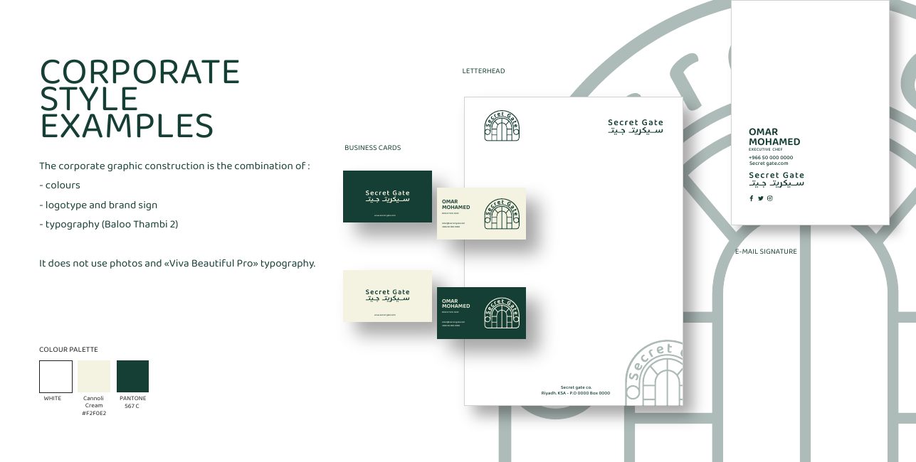 Secret Gate — Corporate Style