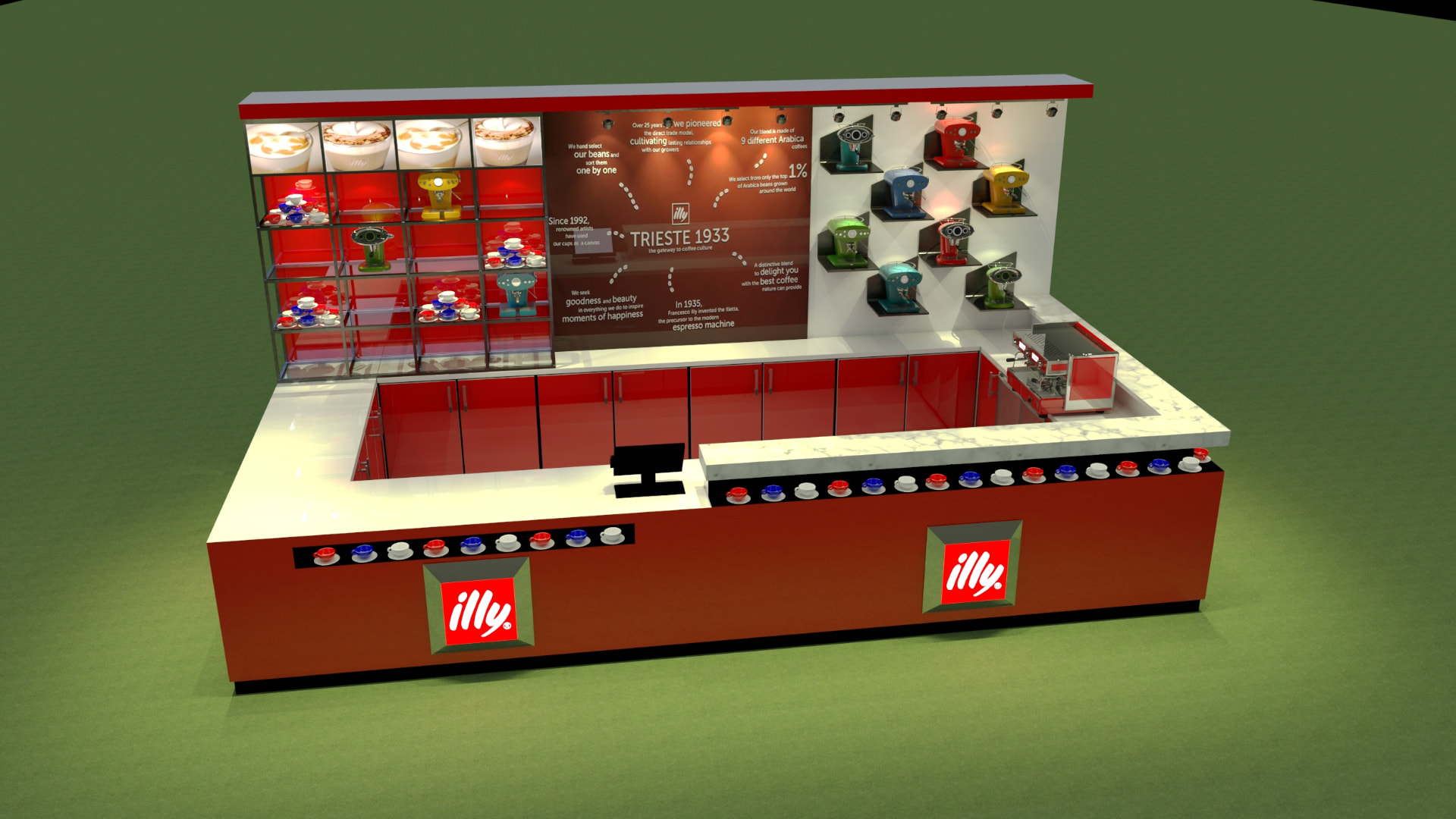 illy Caffè — Counter & Display Development